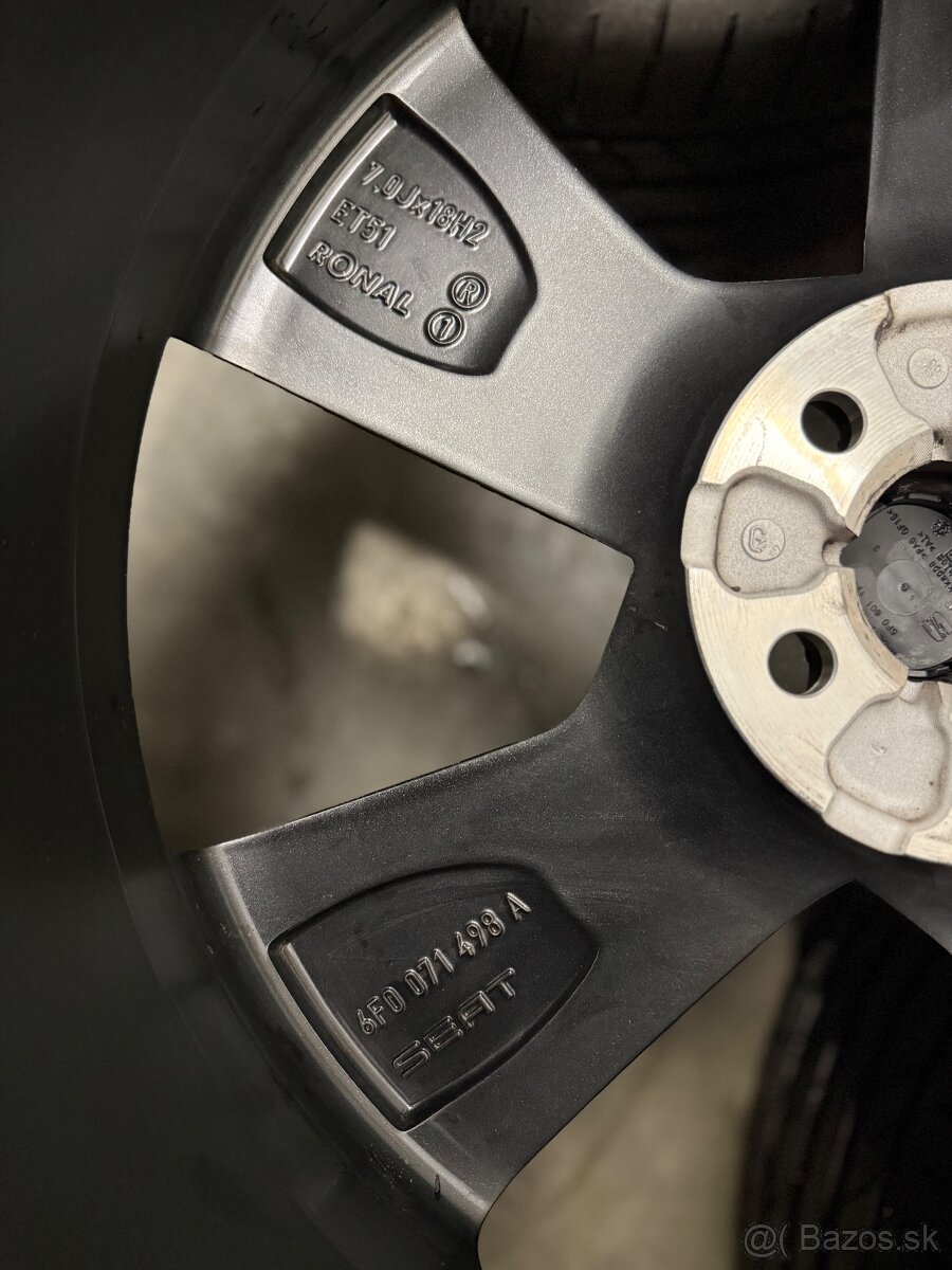 Letná sada 5x100 R18 , 215/40/18 Seat Ibiza Cupra - 17