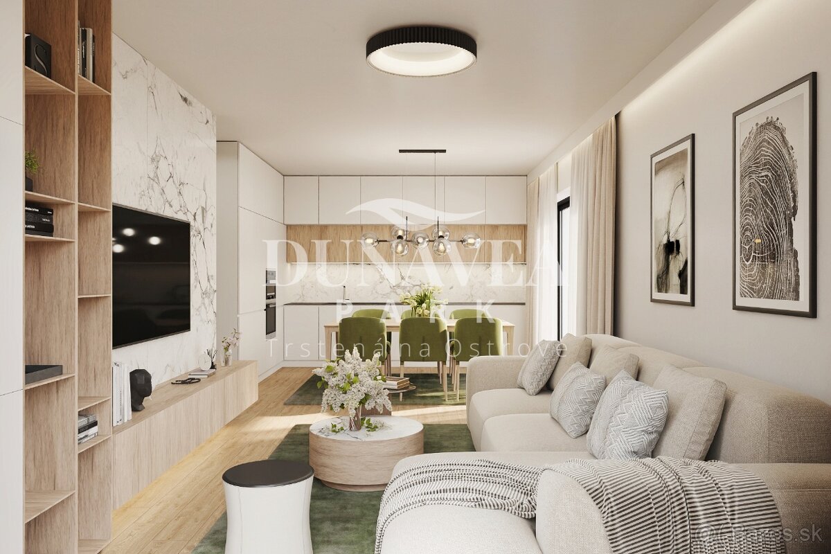 Veľký 3i byt+terasa+záhrada+2xparking,Trstená n/Ostrove,DS - 17