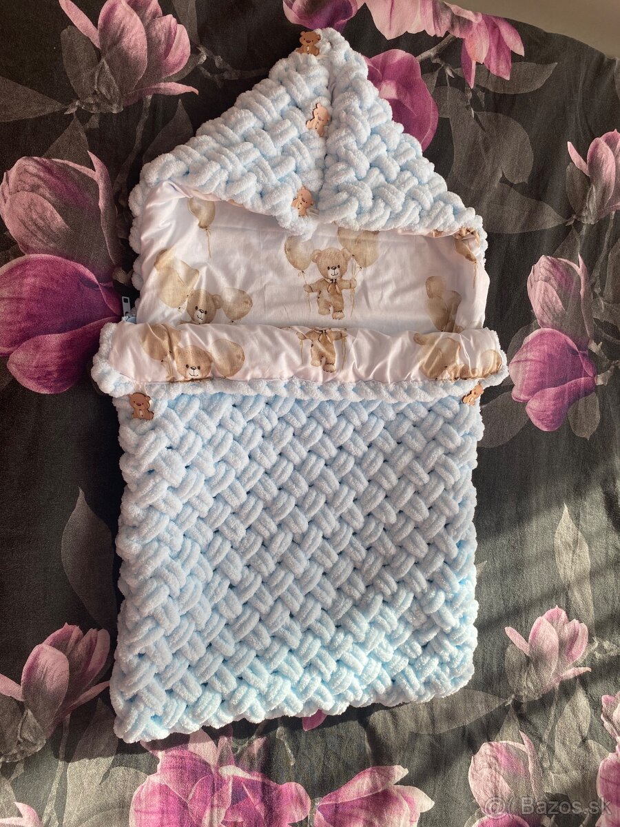 Zavinovačky a dečky pro miminko z puffy - 17