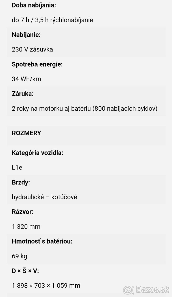 Vmoto SuperSoco TSx E-motorka elektrická bez STK - 17