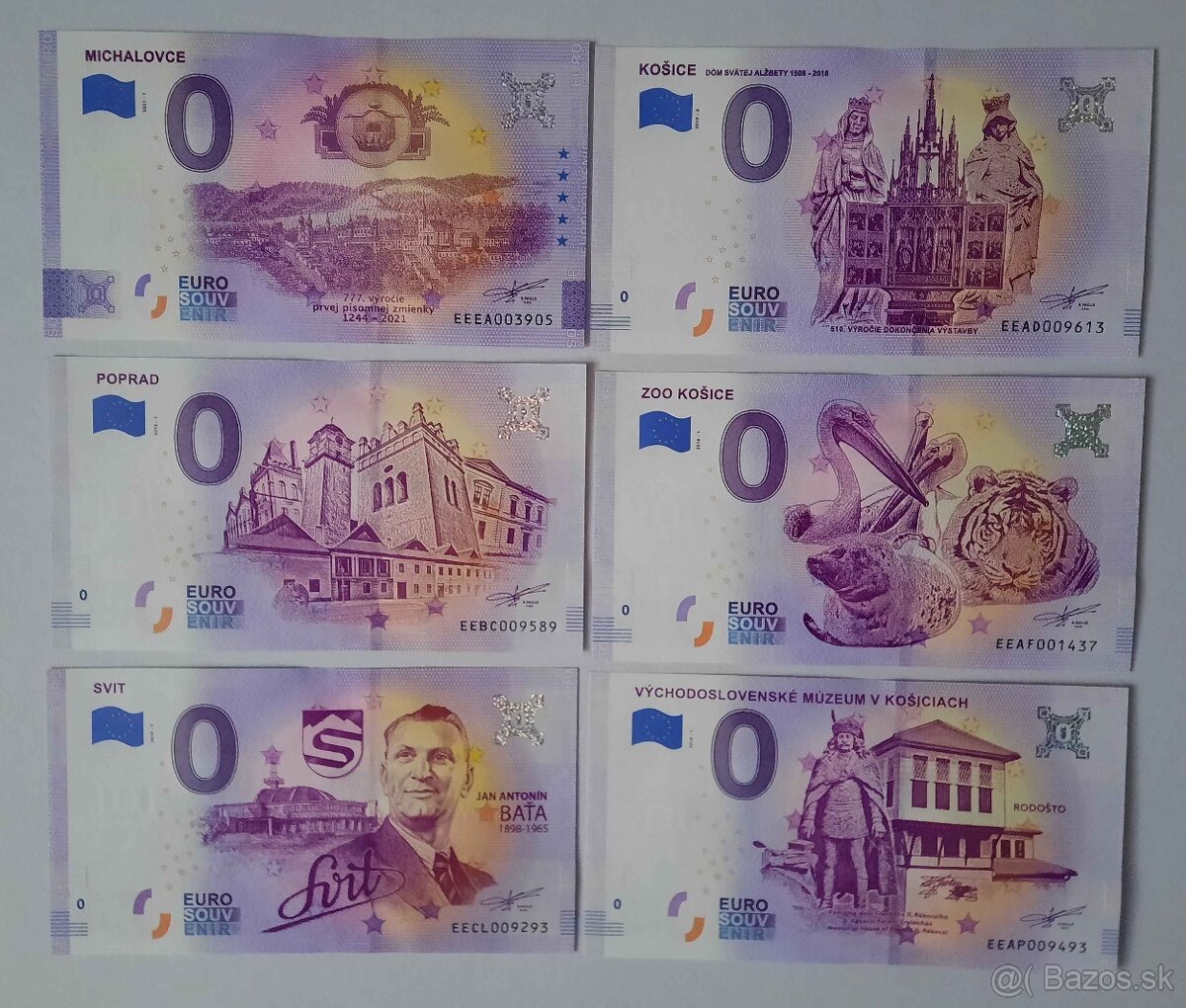 0€ / 0 euro suvenírová bankovka - 17