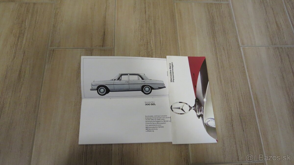 Prospekty Mercedes 60.-90. léta. - 17