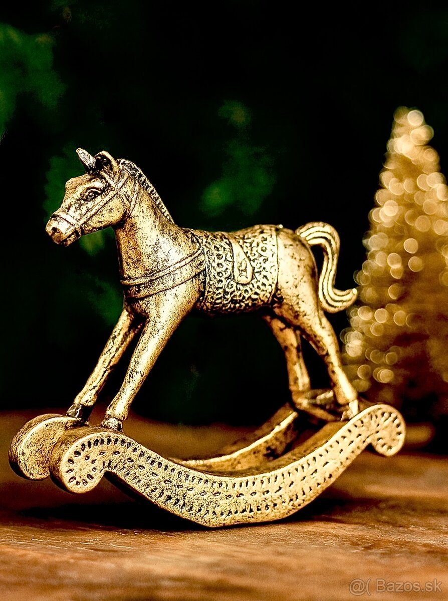 vianoce - sada mix doplnky zlate - 17