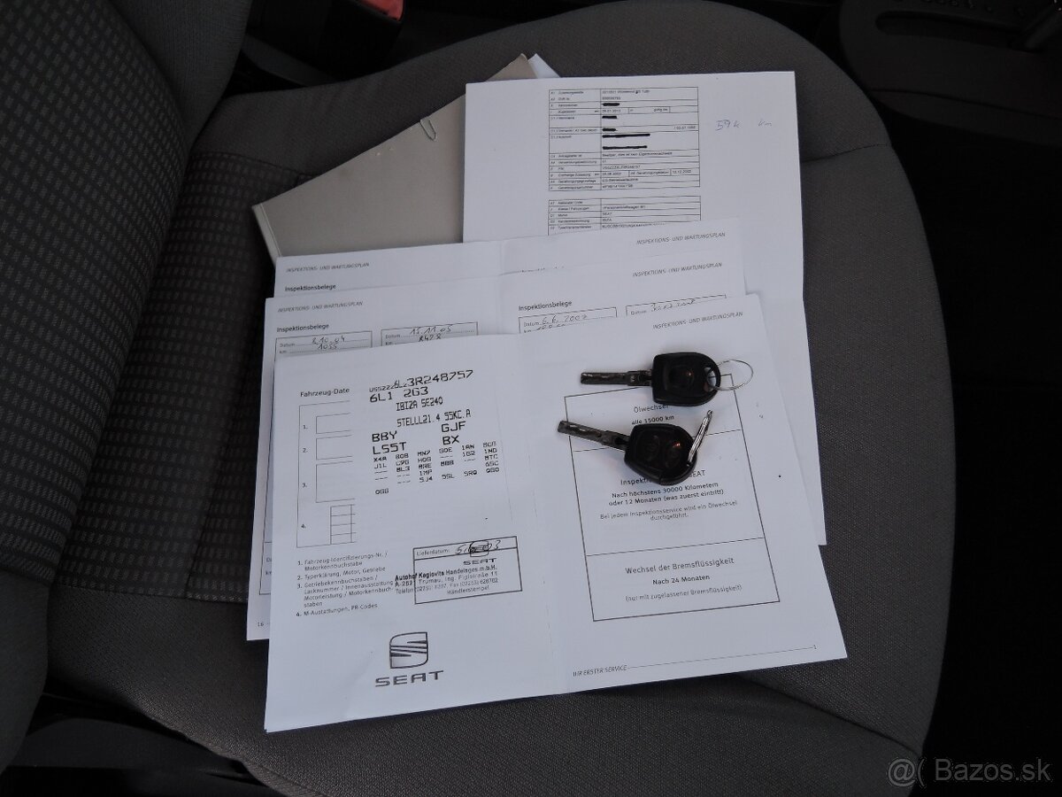 Seat Ibiza, 1,4i 16V Aut. Servis 107tkm 2003 - 17