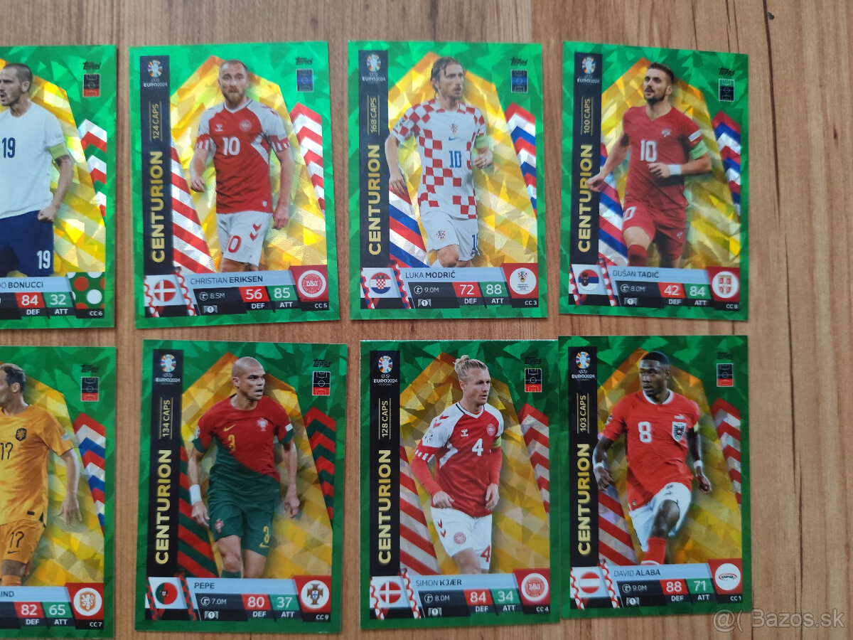 Euro 2024 Futbalové kartičky Match Attax - Paralelky - 17