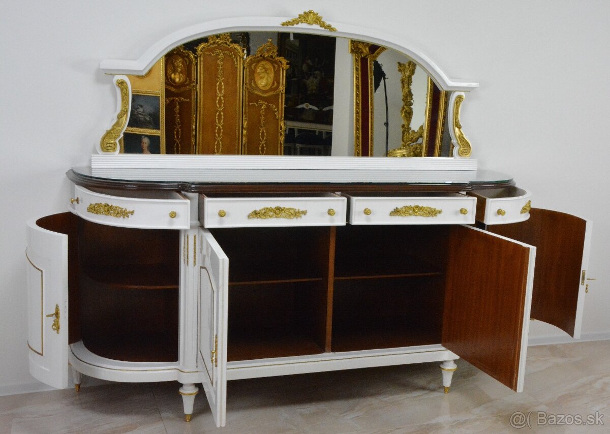 Zámecký jídelní set - 11 částí - zdobený bronzem - 17