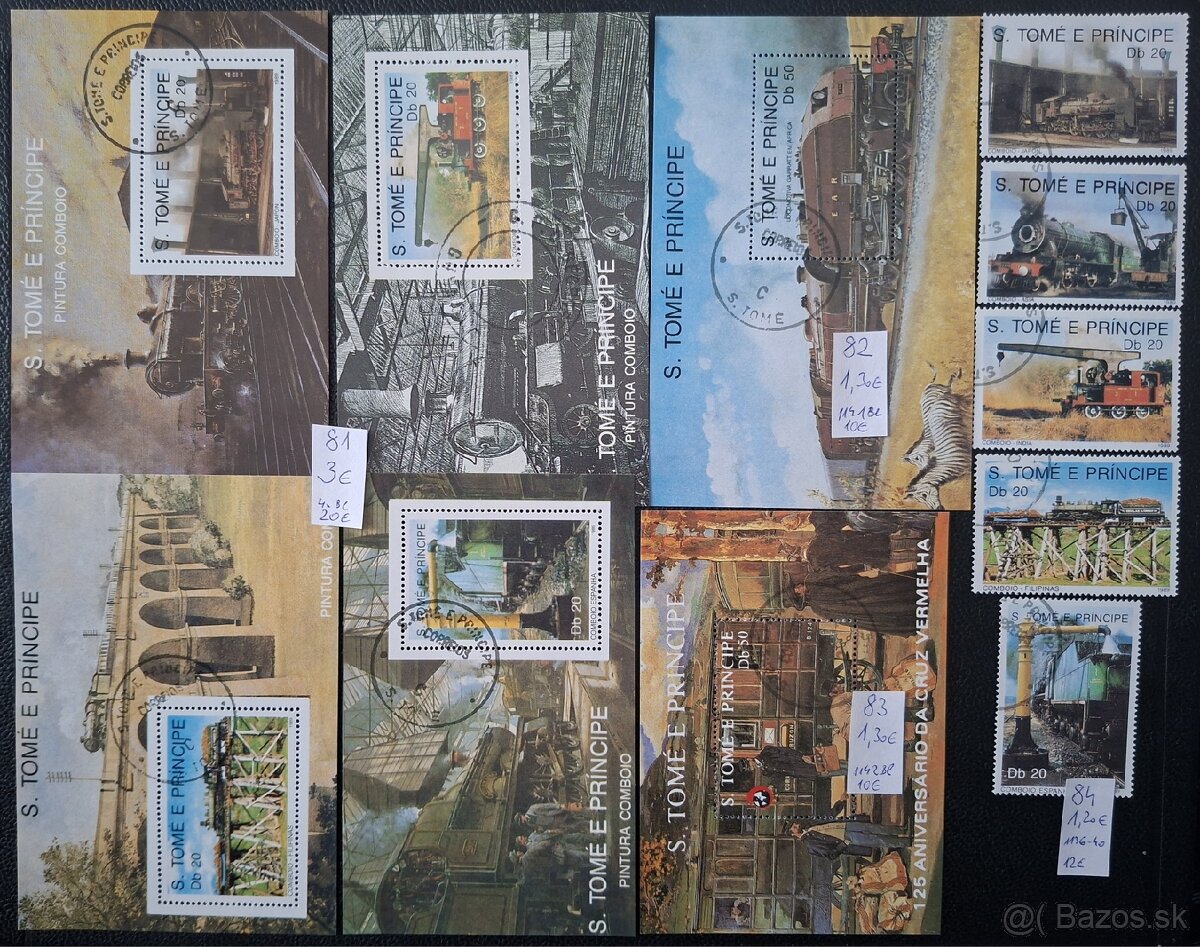 Postove znamky Mix 5 (99poloziek) - 17