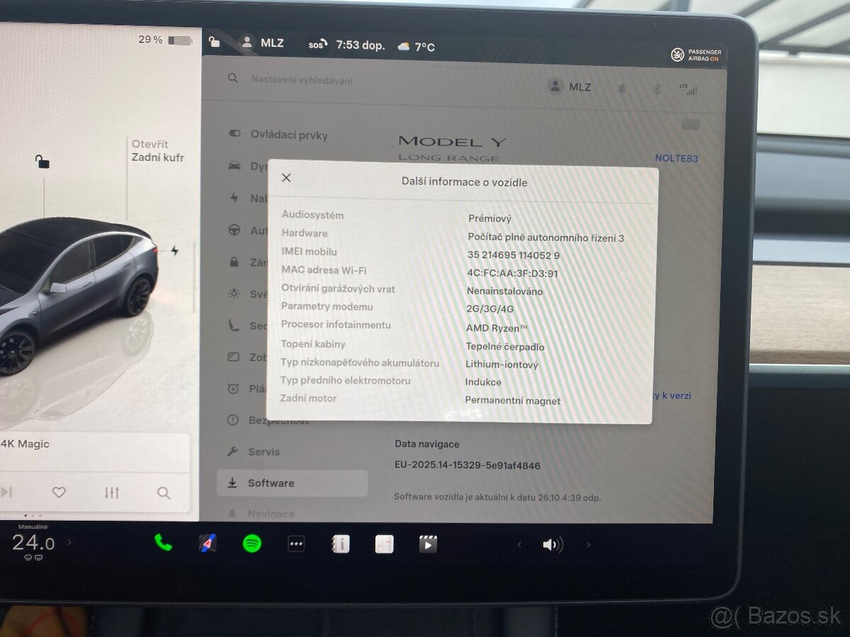 Tesla model Y Long Range AWD len 58 tis. km - 17