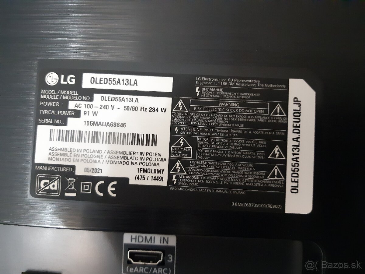 LG OLED TV - OLED55 A13LA - 17