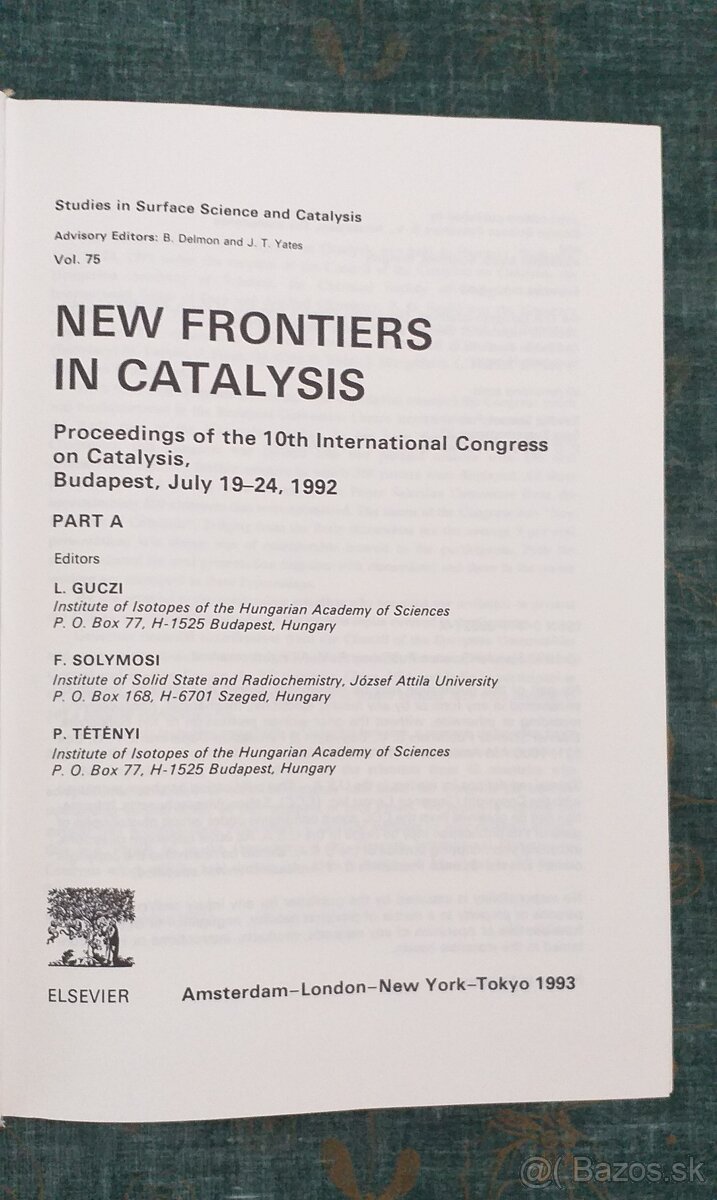 New Frontiers in Catalysis - 3 knihy na predaj - 17