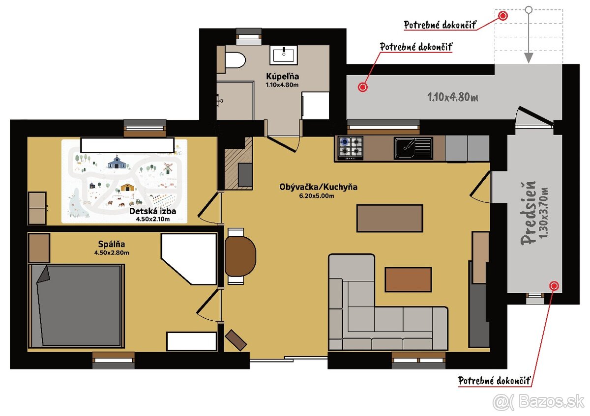 Na predaj útulný dom s pozemkom 2 550 m2 | Malý Lipník - 17
