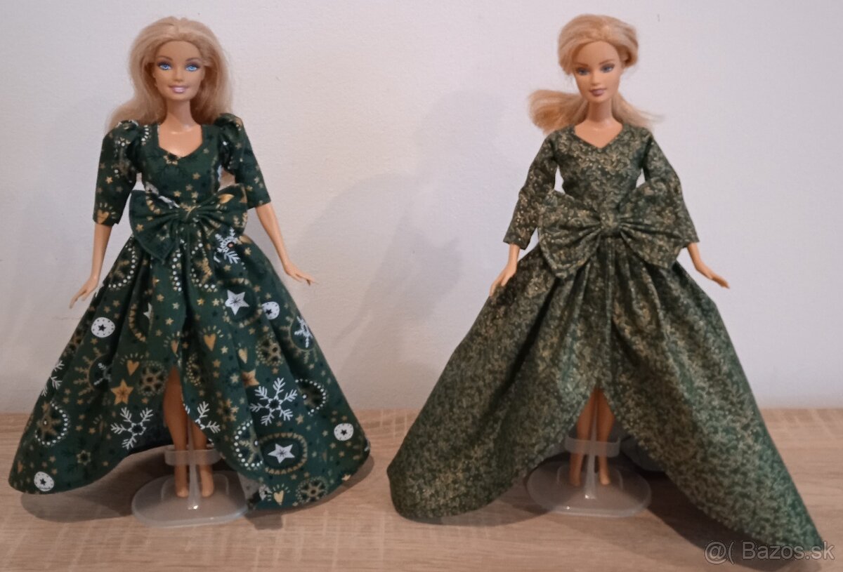 Barbie -vianocne šaty pre Barbie - 17