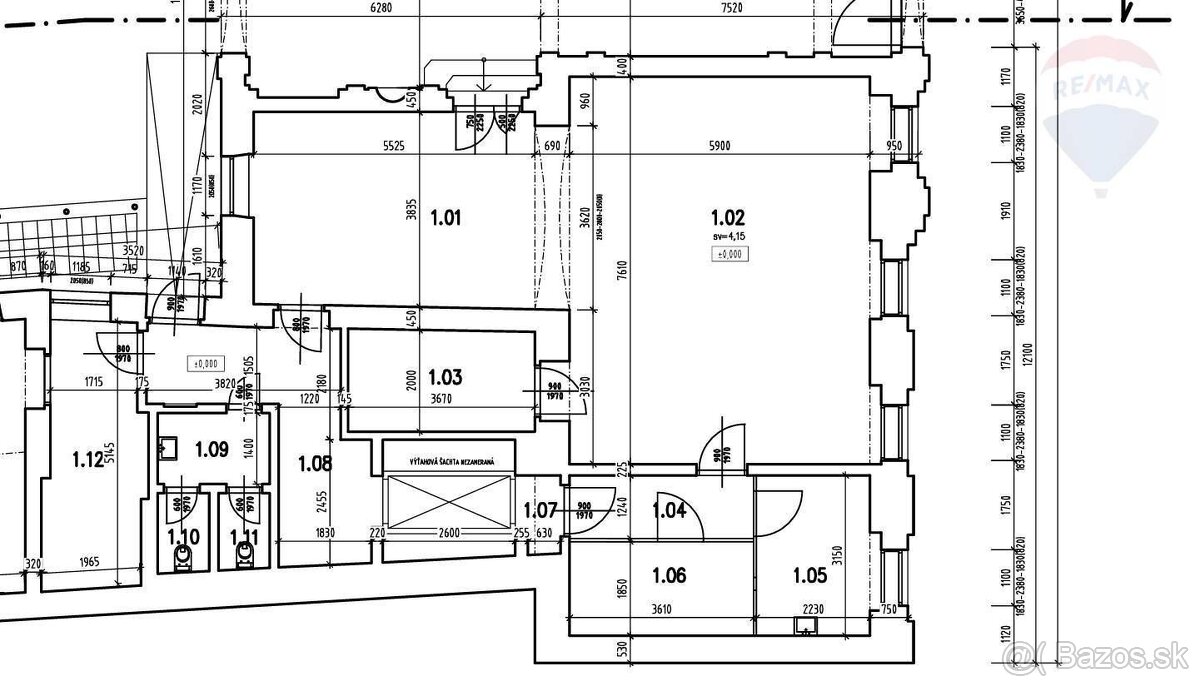 Obchodno-administratívne priestory na prenájom, Farská 10, N - 17