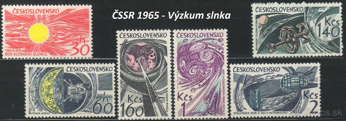 Poštové známky, filatelia: ČSR+ČSSR, slávne série B - 17