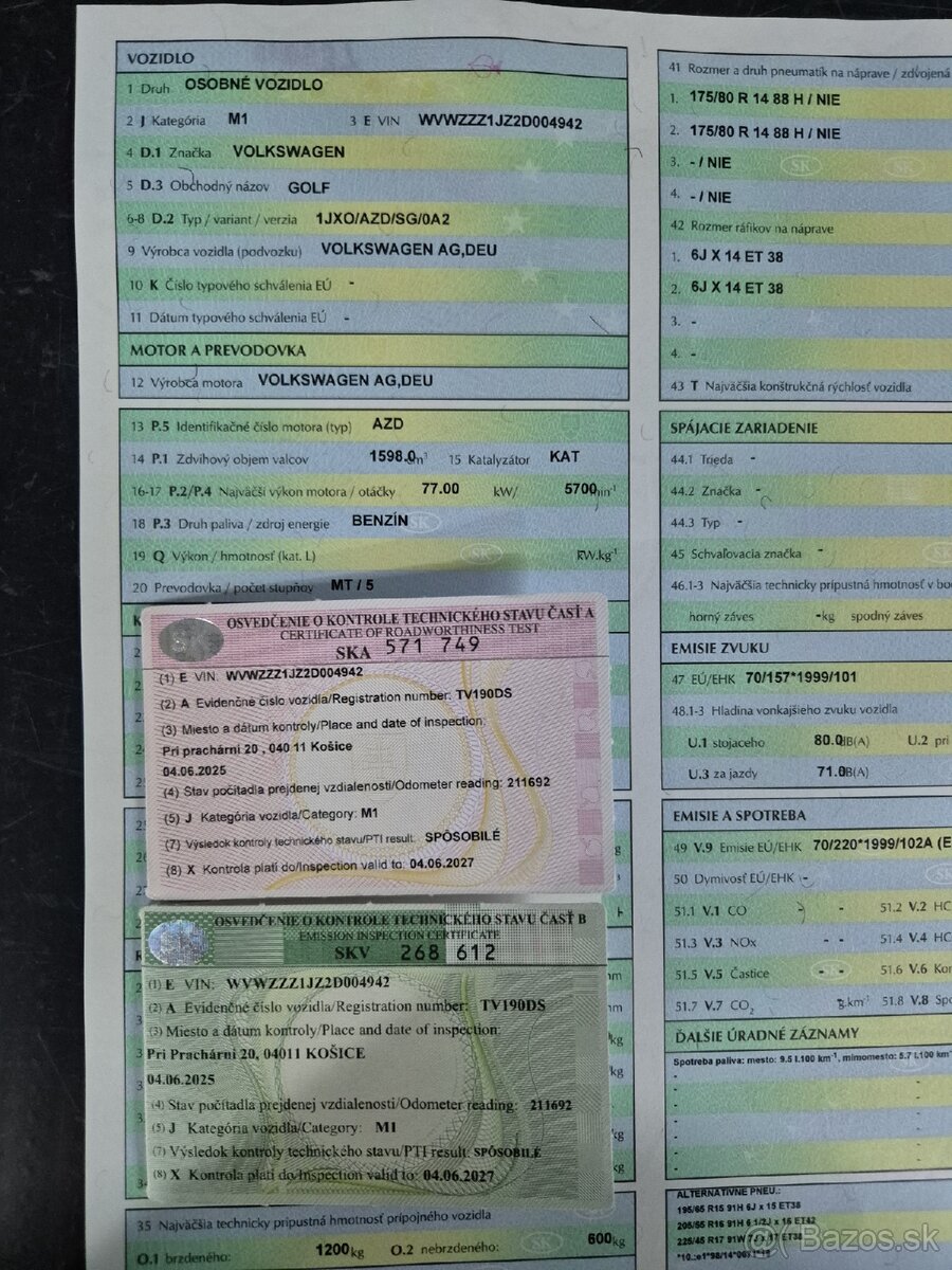 Vw Golf IV 1.6 77kw - 17