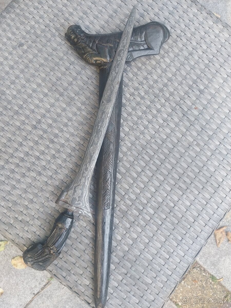 Meč Kris (keris) Madurský ľud Jáva Indonézia 1900-1910 - 17
