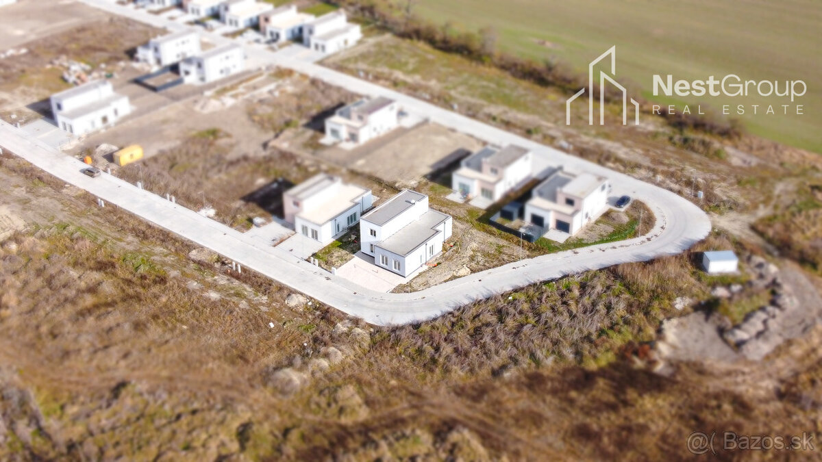 PREDAJ NOVOSTAVBA 4-IZBOVÝ BUNGALOV, POZEMOK 300 m2, HUBICE - 17