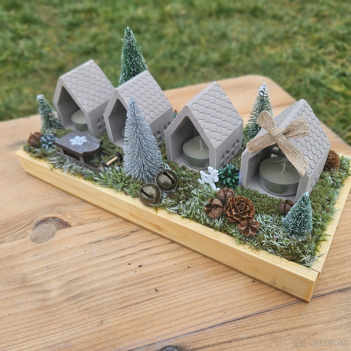 Adventné svietniky a machové obrazy - 17