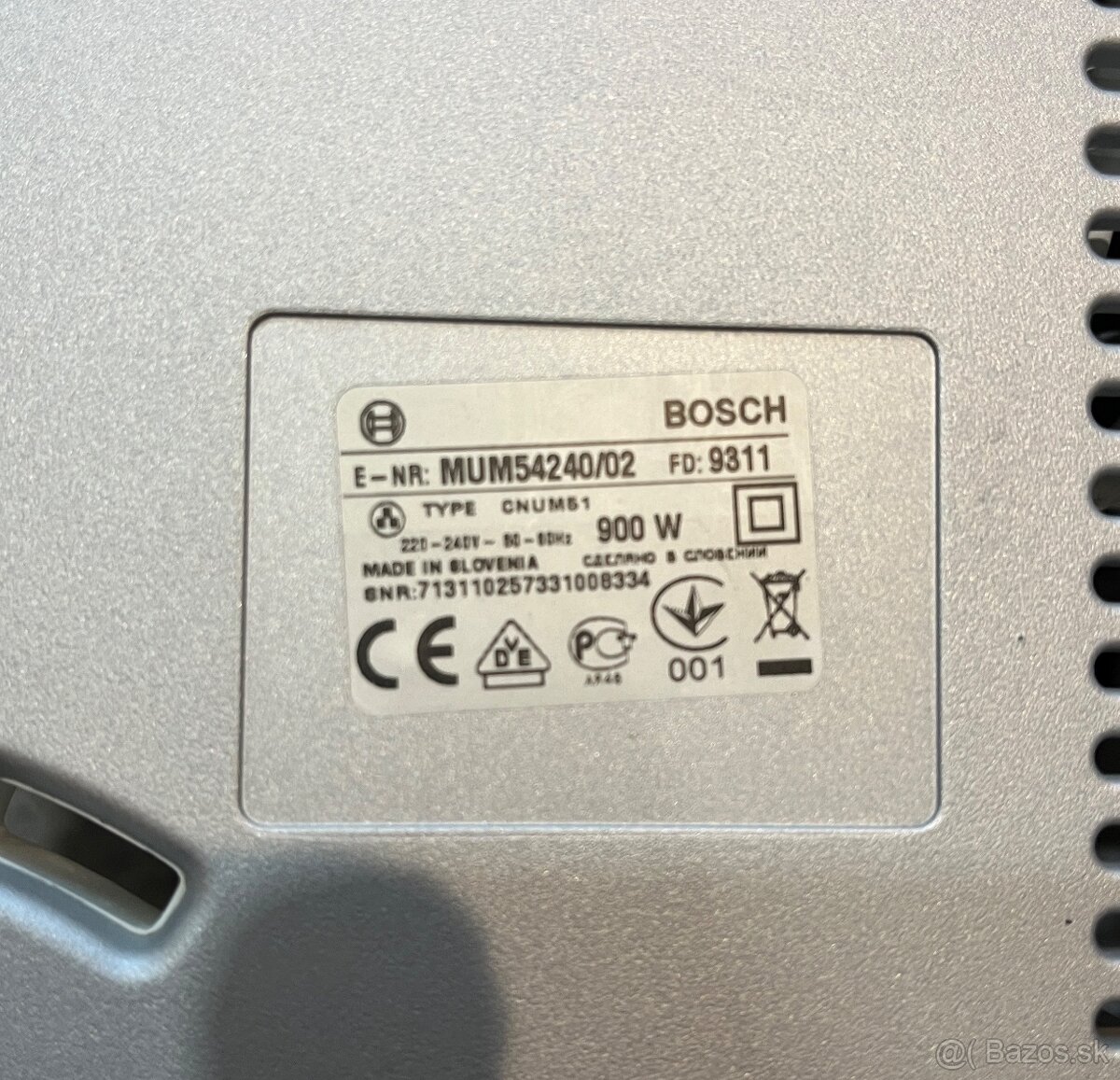 Bosch MUM 54240 900W kuchynský robot - 17