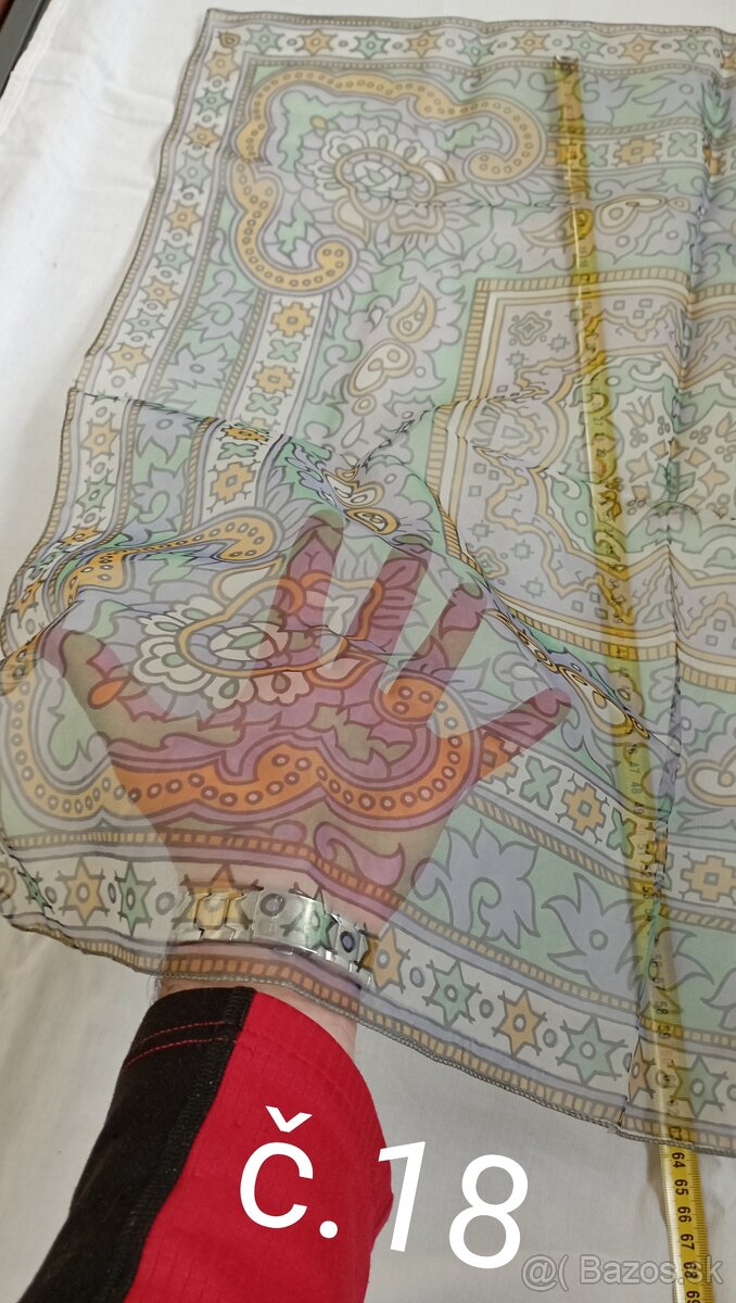 Staré šatky.. súčasť kroja.... - 17