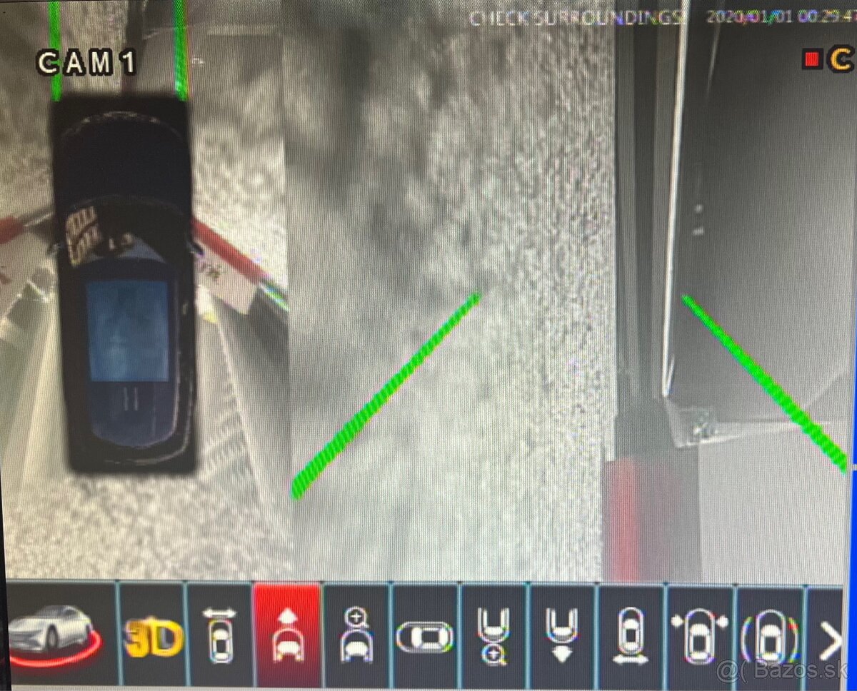 Panoramatický kamerový systém do auta - 360° s nahrávaním - 17