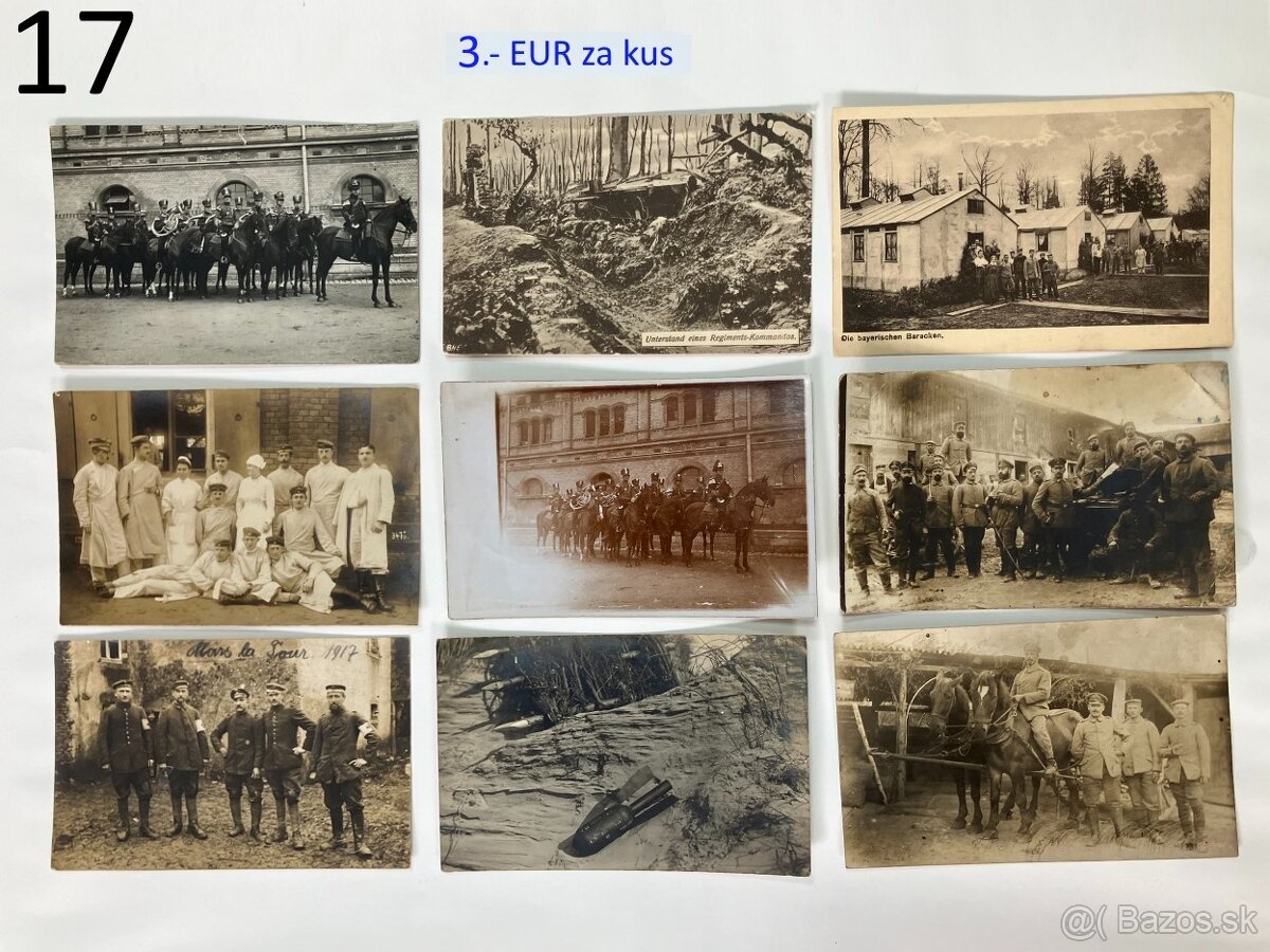 Vojenské fotografie celá zbierka z 1. svetovej vojny - 17