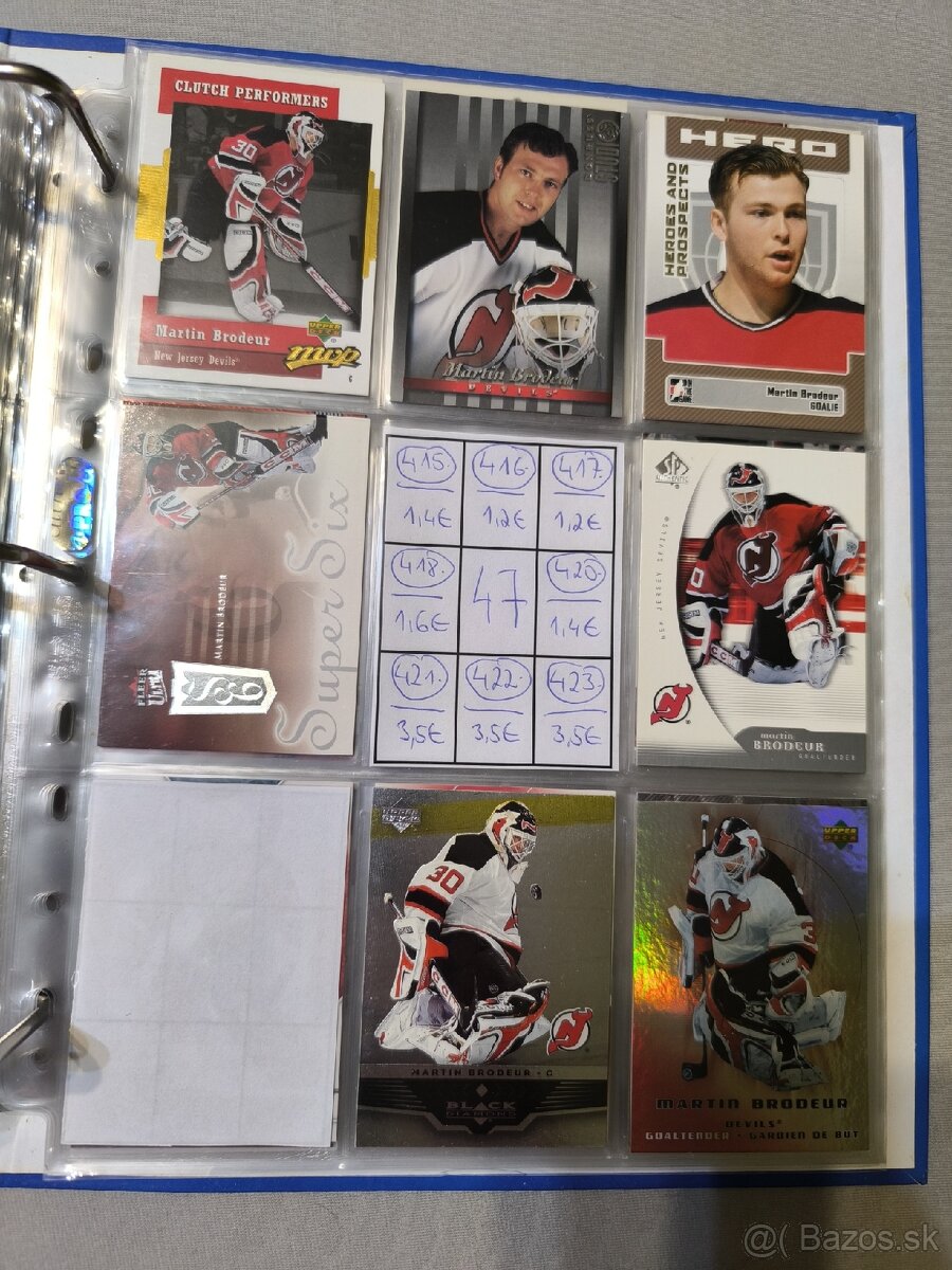 Hokejové kartičky - Martin Brodeur 2 - 17