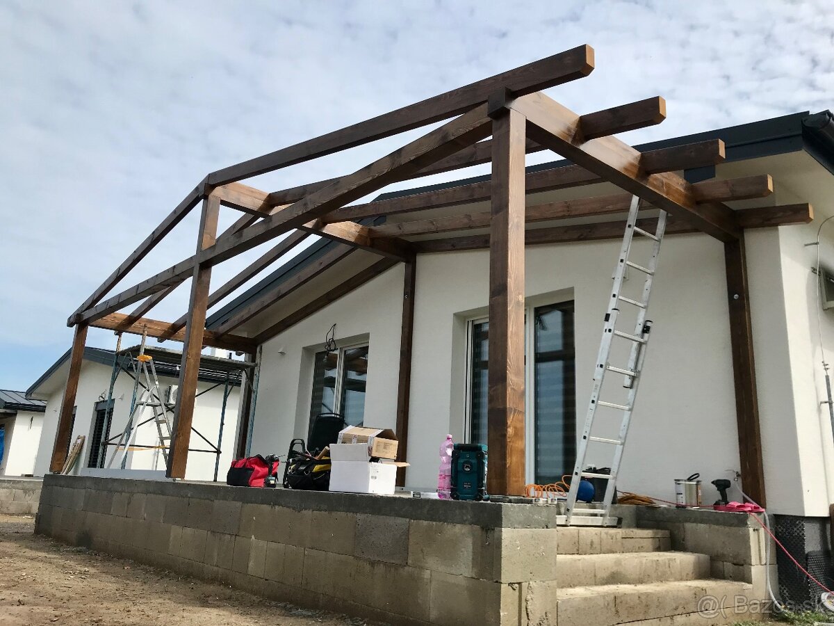 Otočné Žaluzie Slnolamy Pergoly Altánky Terasy Prístrešky - 17