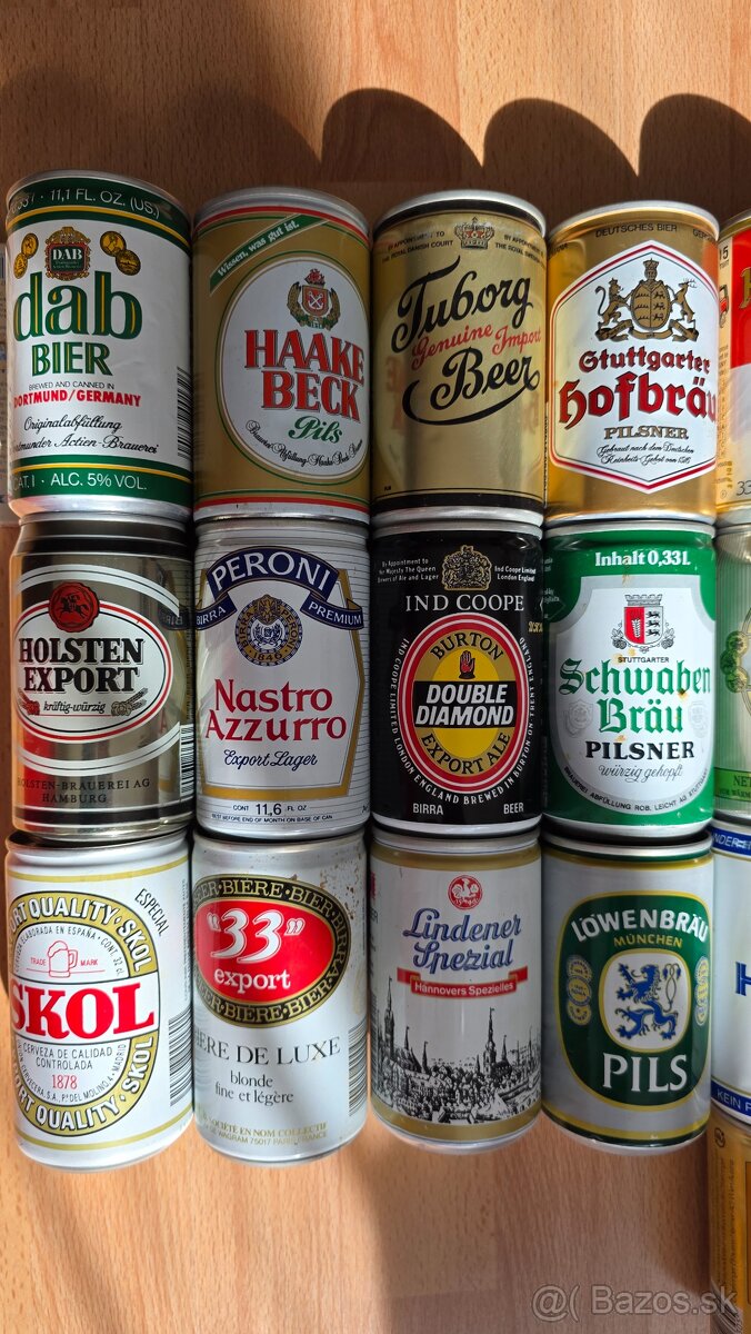 1. Lacno predám. Plechovky z celého sveta pre zberateľov - 17