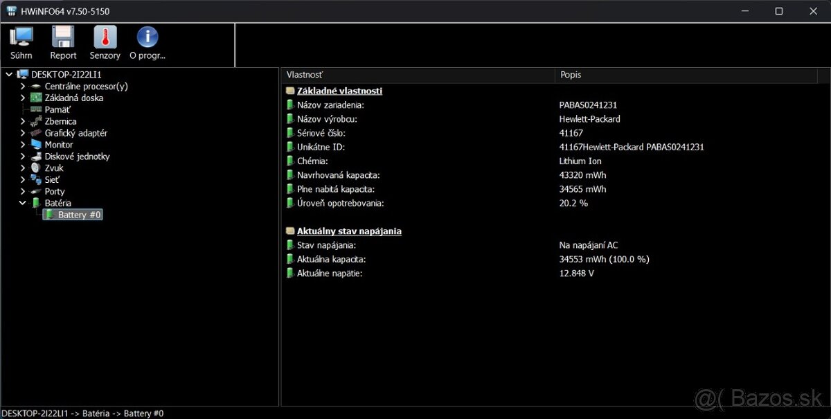HP Envy 13 /Core i5-6200U/8GB RAM/FHD IPS/256GB SSD/Bat ok - 17