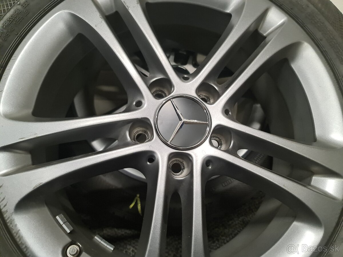 ZIMNA SADA MERCEDES 5X112 R17 + PNEU 205/55 R17 - 17