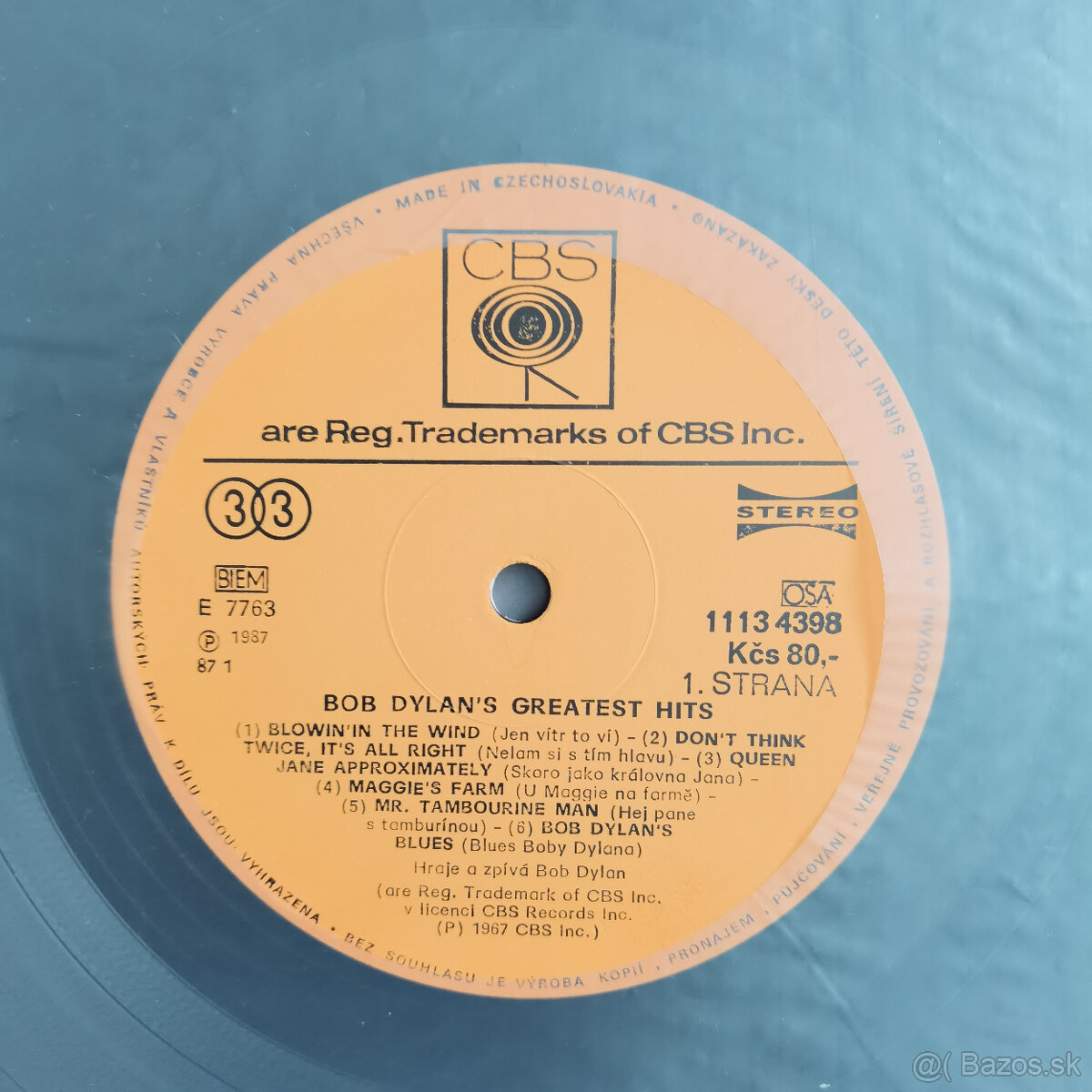 Predám LP Genesis,The Police,Jethro Tull,Bob Dylan,Omega - 17