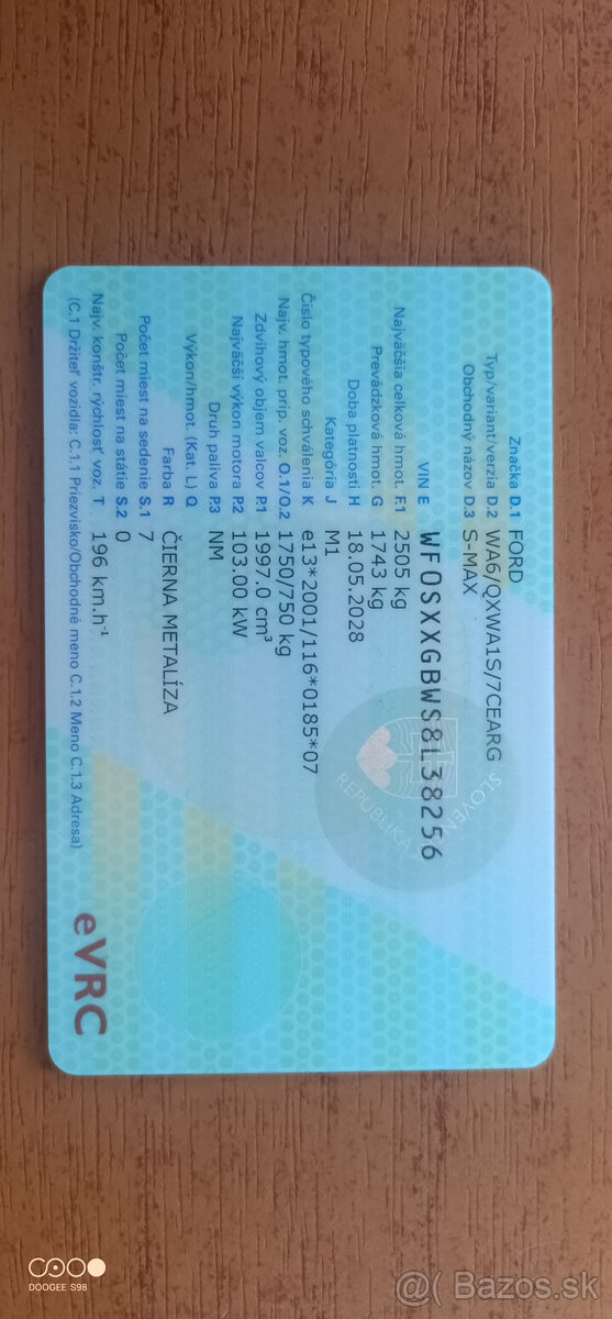 PREDAM FORD S-MAX 7 MIEST - 17