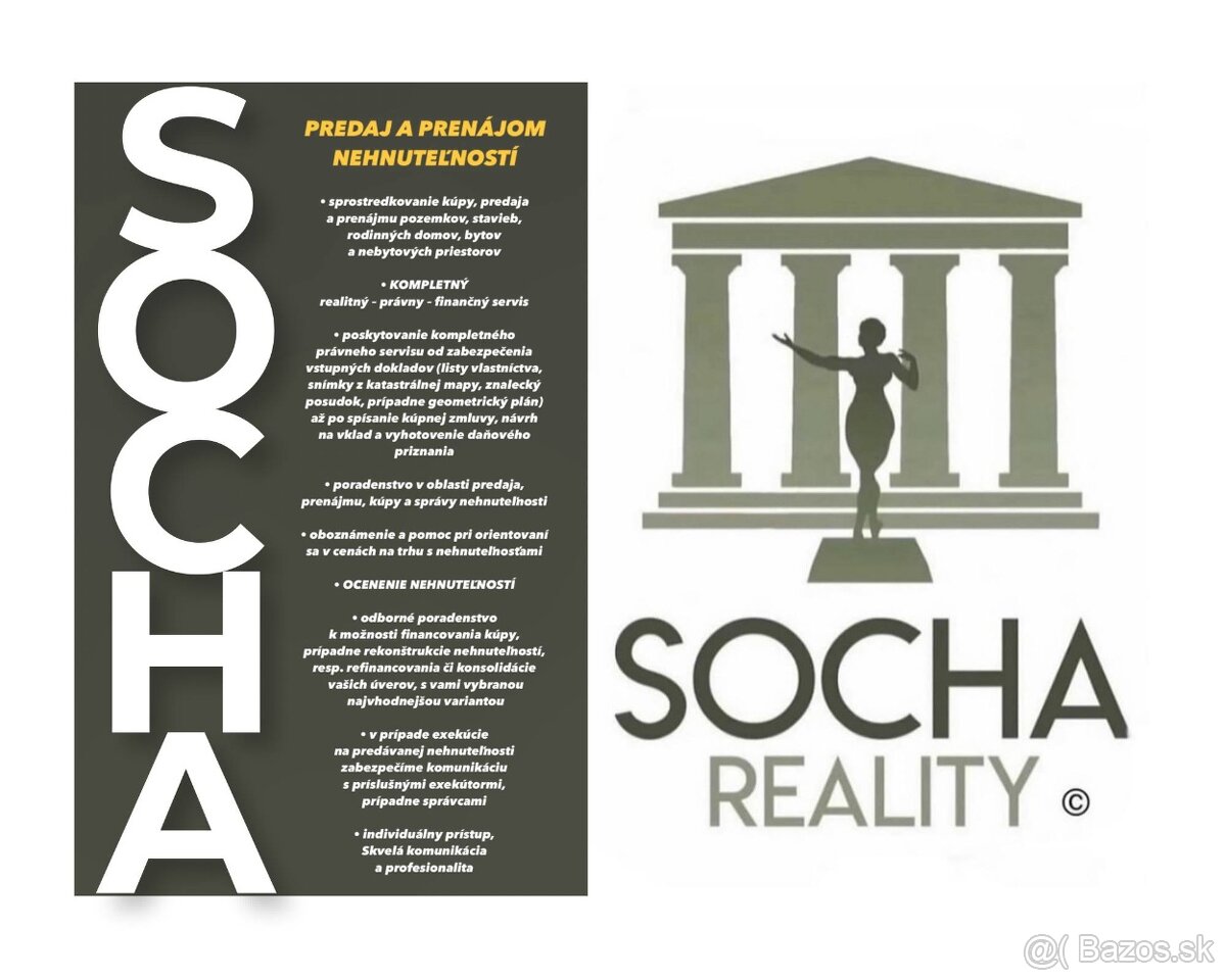 Prenájom 3,5- izbový byt s balkónom a loggiou vo VK - 17