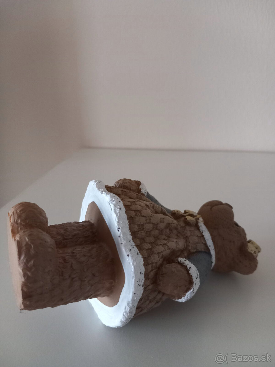 Sada 2ks stojacie keramické medvedíky - párik - 17