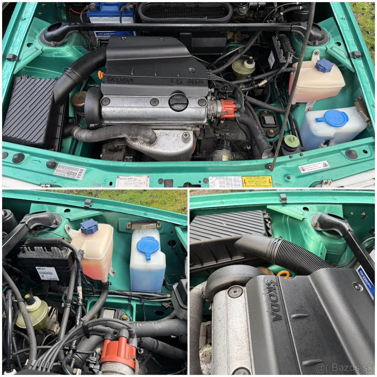 Skoda Felicia 1,6 55kw 10/1999 2x airbag,servo,centrál - 17