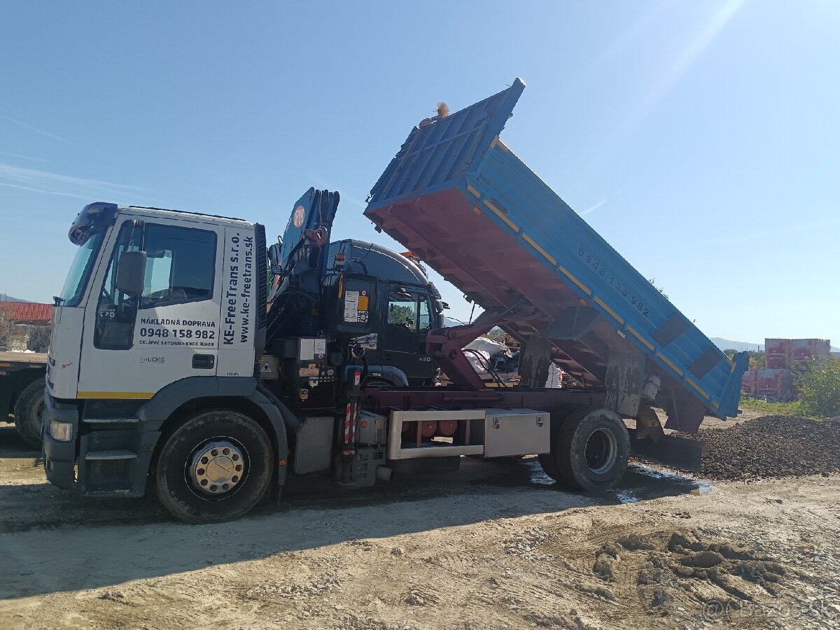 Nákladná doprava Hydraulická ruka + Sklápač - 17