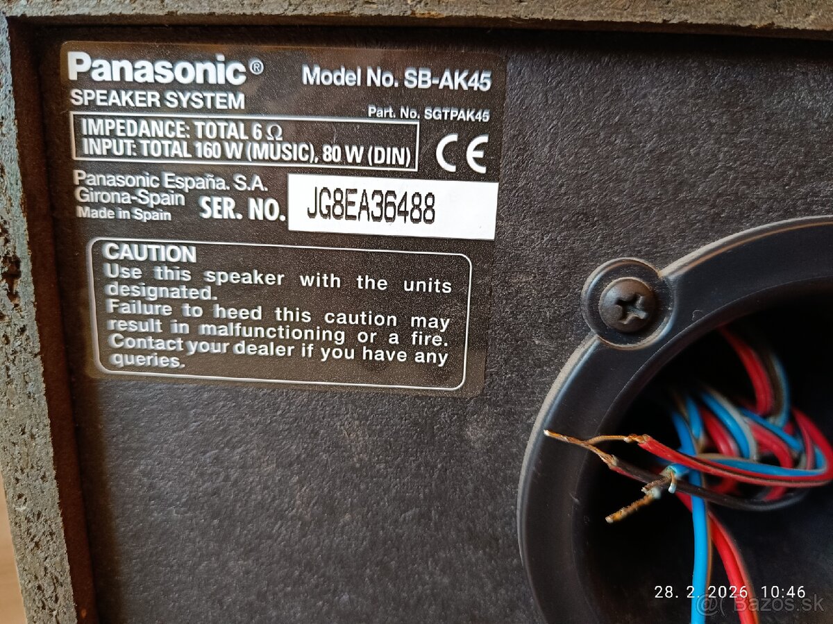 PANASONIC SA-AK300 + repro PANASONIC SB-AK45 - 17