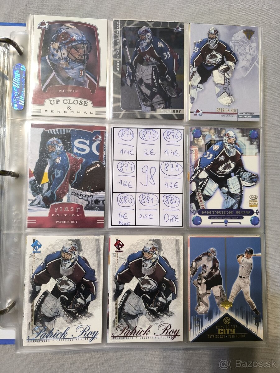 Hokejové kartičky - Patrick Roy 4 - 17