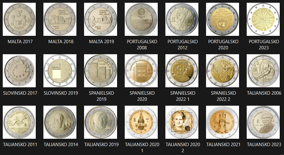 Pamätné 2 EURO - UNC - 17