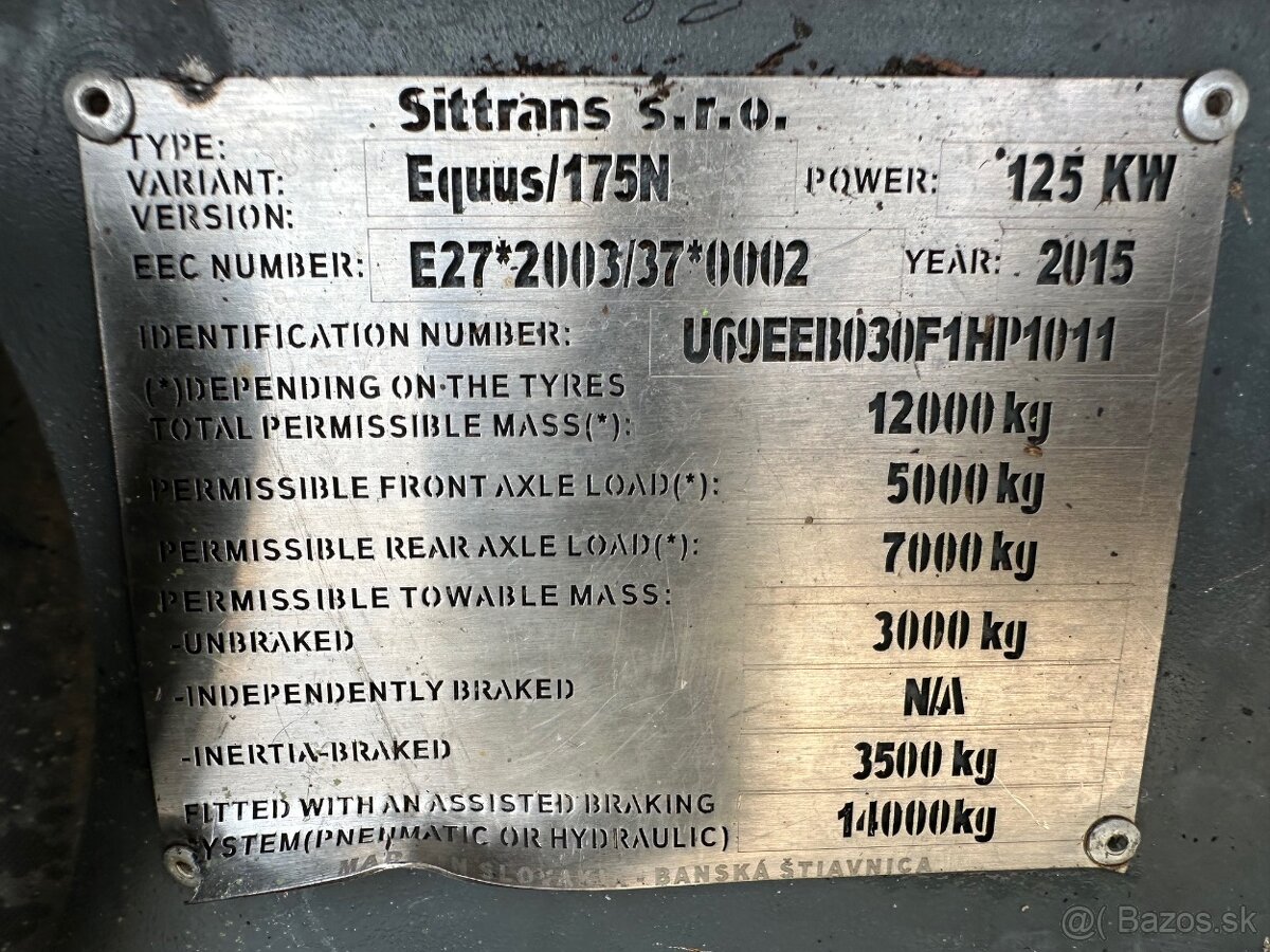 EQUUS 175 N 2015 VIN 011 - 17