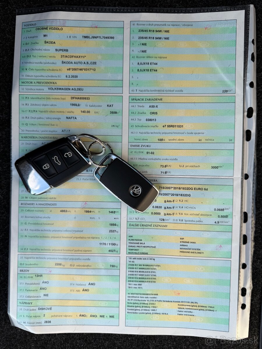 Škoda Superb kombi L&K 4x4 DSG 190ps - 17