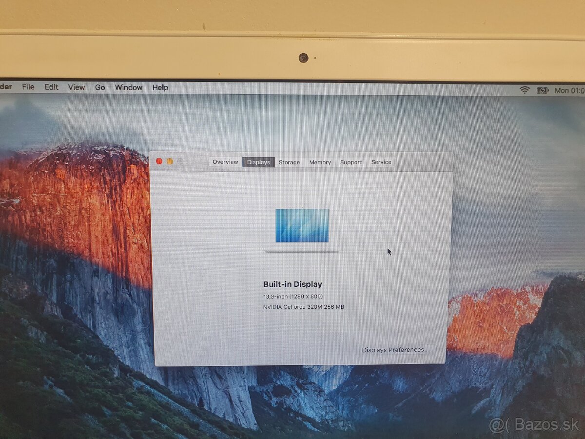 Macbook white polycarbonate plastic unibody 2009 - 17