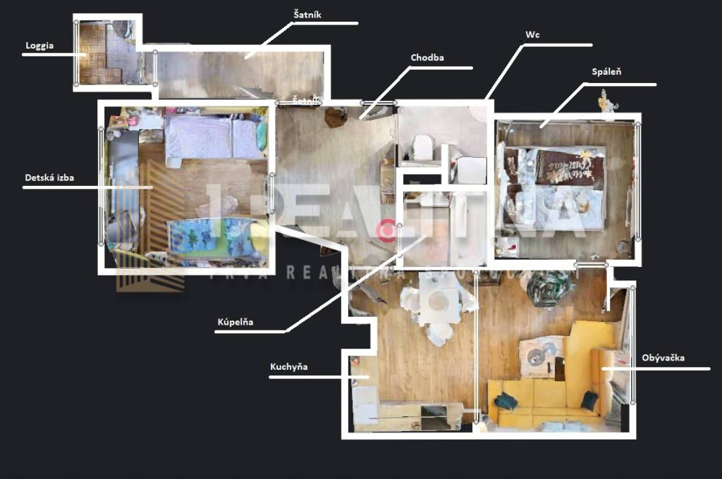 ŠTÝLOVÝ 3,5-IZBOVÝ BYT S NÁBYTKOM NA MIERU, A. HLINKU, ZVOLE - 17