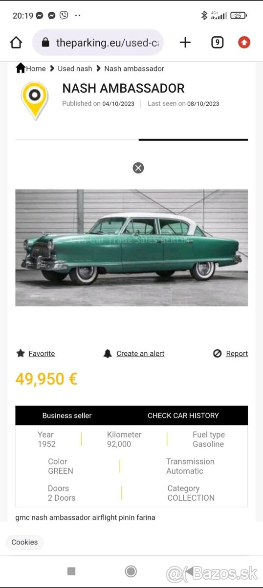 Nash Ambassador 1952, Pininfarina - 17