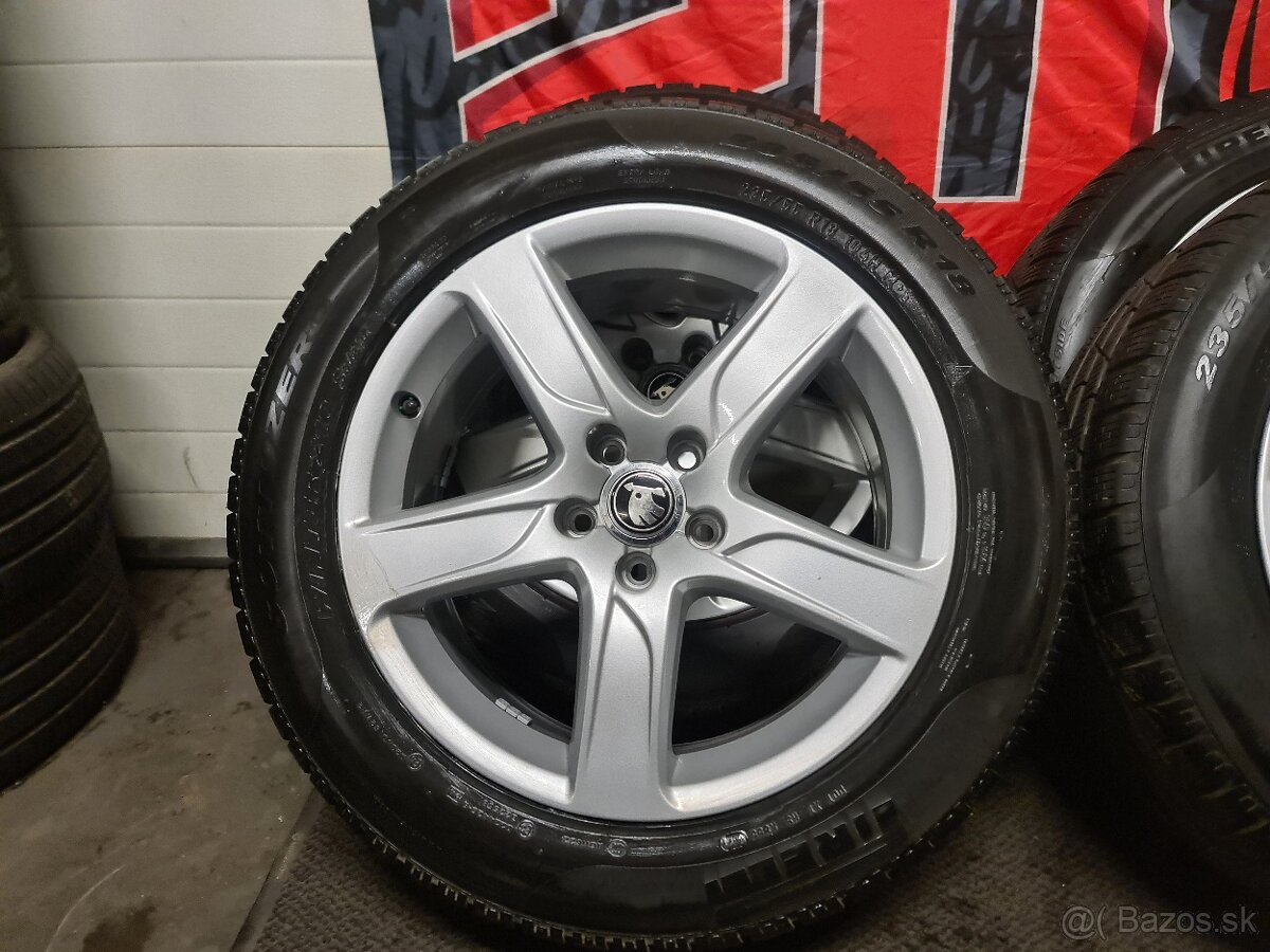ZIMNA SADA 5X112 R18 + ZIMNE PNEU 235/55 R18 - 17