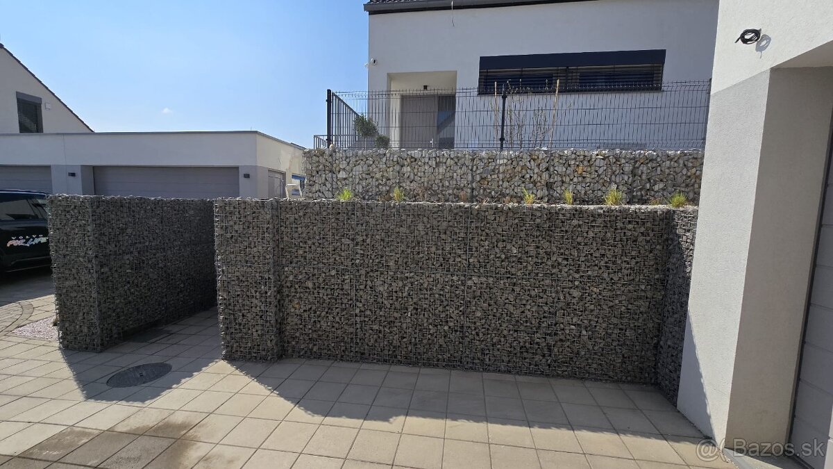 GABIONY, gabionové ploty a oporné múry na kľúč. - 17