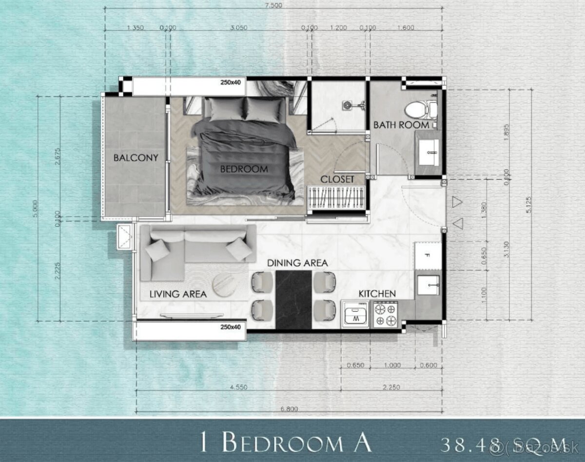 Sea Spire Jomtien: ikonické aprtmány v prvej línii pláže - 17