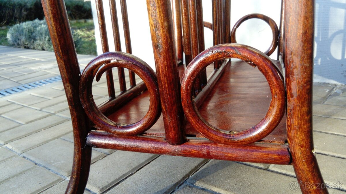 THONET Bank Vienna: Držiak na časopisy a Hojdacie kreslo - 17