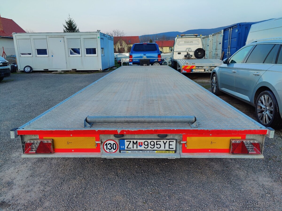 Prívesný vozík - trojnápravové plato - 17